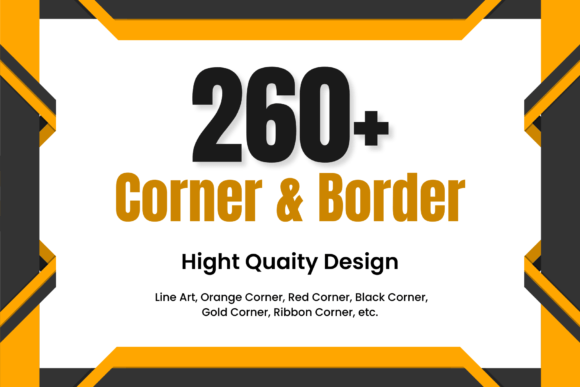 360 Corner and Border Vector Shape: Enhancing Design Workflow with Precision