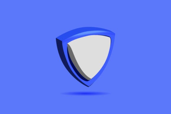 3d Blank Blue Shield Design Vector: A Versatile Tool for Modern Design Workflows