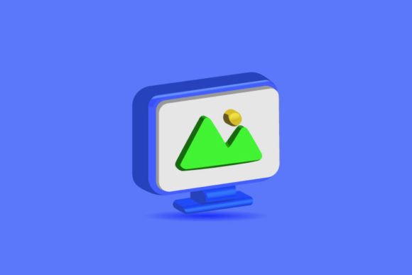 3D Monitor with Image Design Vector: A Modern Tool for Creatives and Professionals