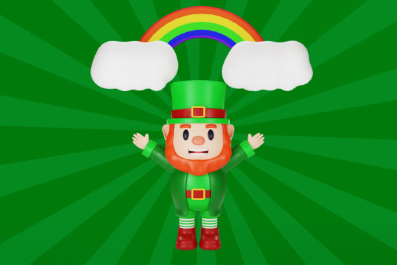 3D Render Character St. Patrick Day: A Versatile Design Tool for Every Project