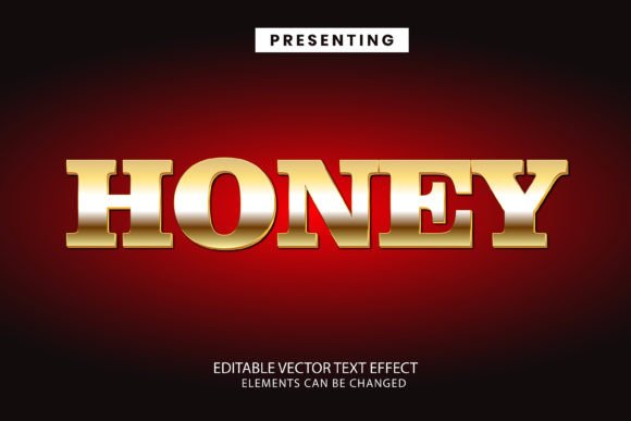 Honey Text Style Effect: Creative Design for Adobe Illustrator