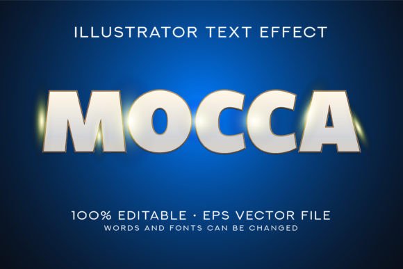 Mocca 3d Text Style Effect: A Bold Design Choice
