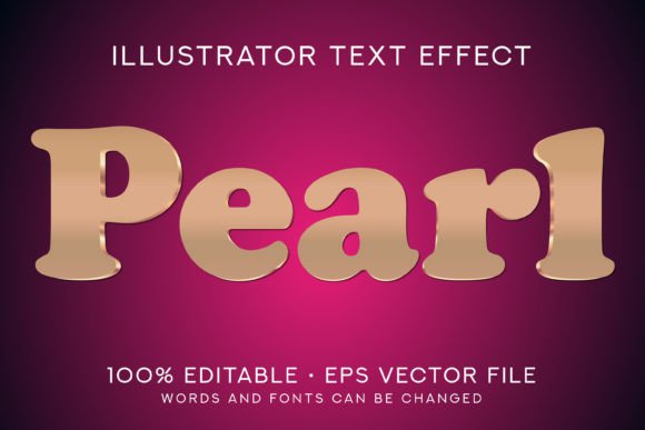 Pearl Text Style Effect Text Effect: Elevate Your Design Projects