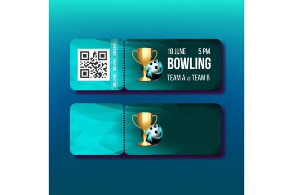 Ticket with Tear-off Coupon on Bowling: A Practical Tool for Fun and Business